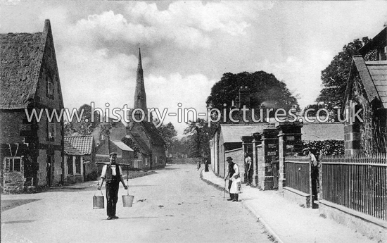 The Parish Church of St. Mary the Virgin, Church Street, Burton Latimer, Northamptonshire. c.1910.